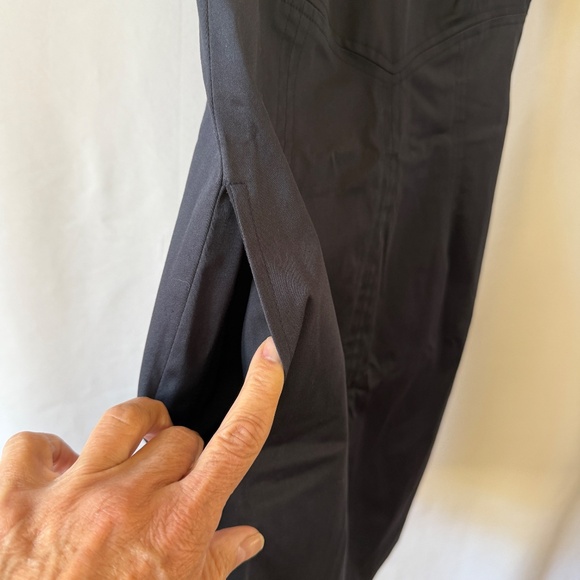 MILLY DRESS SHEATH POCKETS GROMMET NECKLINE CAREER CASUAL BUSINESS CASUAL 6 - Picture 6 of 10
